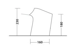 Outwell Lounge Tent Connector L (2023) -Banana Tent 111341 lounge tent connector l drawing other4