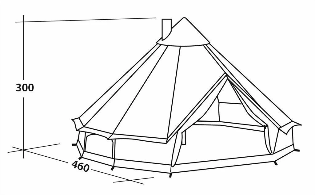 Robens Klondike Grande Tipi Tent (2023) 4 Robens Klondike Grande Tipi Tent (2023) - Image 3