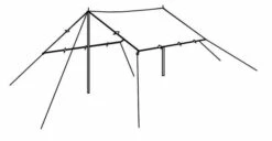 Robens Tarp 3m*3m 7 Robens Tarp 3m*3m -Banana Tent 130232 tarp 4 x 4 m drawing perspective 2 2