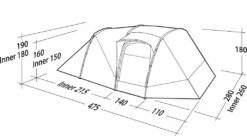 Robens Double Dreamer 5 Tent (2023) -Banana Tent 130279 double dreamer 5 drawing perspective2