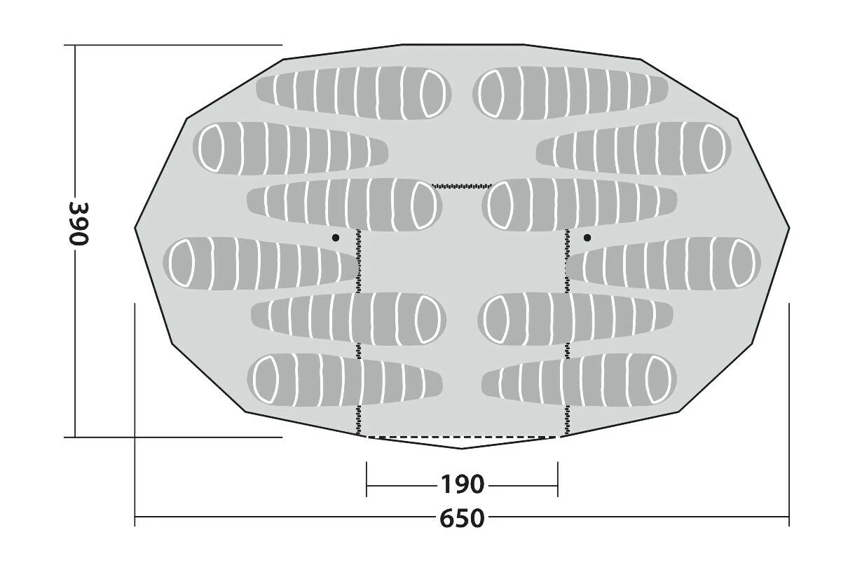 Outwell Robens Klondike Twin Tipi Tent (2023) 9 Outwell Robens Klondike Twin Tipi Tent (2023) - Image 7