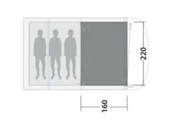 Outwell Lindale 3PA Flat Woven Carpet 7 Outwell Lindale 3PA Flat Woven Carpet -Banana Tent 170857 flat woven carpet lindale 3pa drawing floorplan2