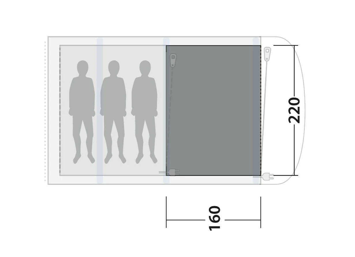 Outwell Lindale 3PA Flat Woven Carpet 5 Outwell Lindale 3PA Flat Woven Carpet - Image 3