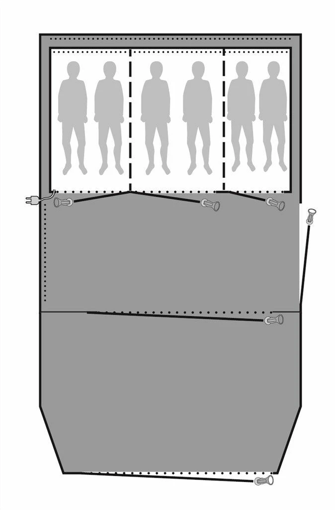 Outwell Parkdale 6PA Footprint Groundsheet - Image 2