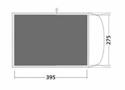 Robens Wolf Moon 5xp Footprint Groundsheet -Banana Tent 190058 footprint wolf moon 5xp drawing floorplan2