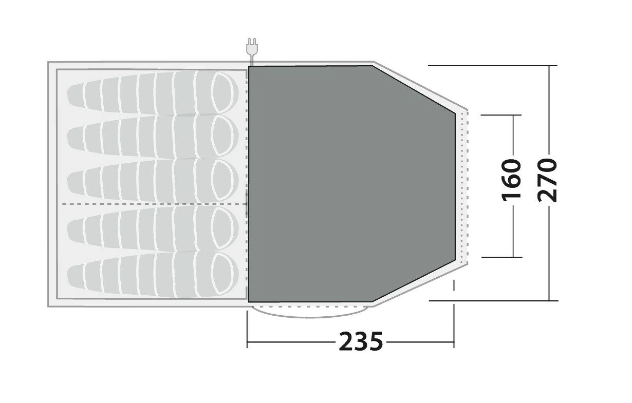 Robens Double Dreamer 5 Fleece Carpet (240*170) 4 Robens Double Dreamer 5 Fleece Carpet (240*170) - Image 2