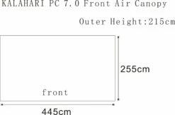 Outdoor Revolution Kalahari PC Front Air Canopy 7 Outdoor Revolution Kalahari PC Front Air Canopy -Banana Tent 20190813 floorplan
