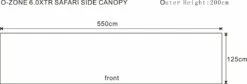 Outdoor Revolution O-Zone 6.0xtr Safari Side Sun Wing -Banana Tent 20190813canopy 1
