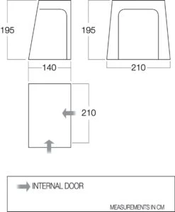 Vango Drive-Away Awning Bedroom (BR001) 5 Vango Drive-Away Awning Bedroom (BR001) -Banana Tent 2021 vango floorplan drive away bedroom