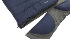 Outwell Contour Lux Double Sleeping Bag -Banana Tent 230297 contour lux double imperial blue feature photo10 1