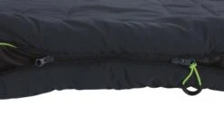 Outwell Camper Lux "L" Sleeping Bag Deep Blue (2023) -Banana Tent 230392 camper lux left side zipper feature photo2