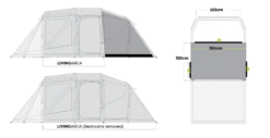 Zempire Aero TL Pro TC Tent (2022) 23 Zempire Aero TL Pro TC Tent (2022) -Banana Tent aero tl pro profile living