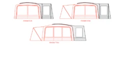 Outdoor Revolution Airedale F/G Side Porch -Banana Tent airedale side porch floorplan 3