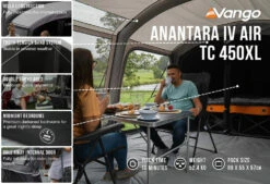 Vango Airbeam Vango Anantara IV TC 450XL Air Tent (2023) 14 Vango Airbeam Vango Anantara IV TC 450XL Air Tent (2023) -Banana Tent anantara iv air tc 450xl low res