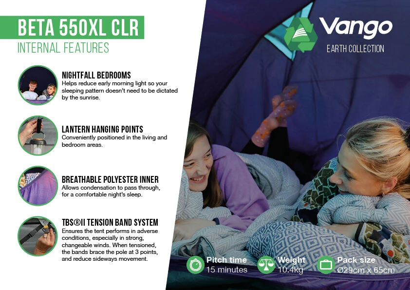 Vango Beta CLR 550xl Tent (2023) 6 Vango Beta CLR 550xl Tent (2023) - Image 4