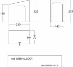 Vango Caravan Awning Bedroom (BR002) 5 Vango Caravan Awning Bedroom (BR002) -Banana Tent br002 2021 vango floorplan caravan bedroom small