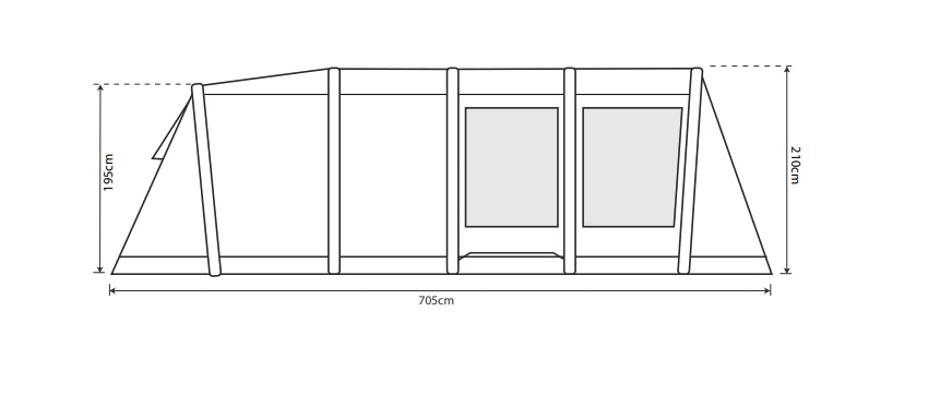 Outdoor Revolution Camp Star 600 Tent Bundle 4 Outdoor Revolution Camp Star 600 Tent Bundle - Image 3