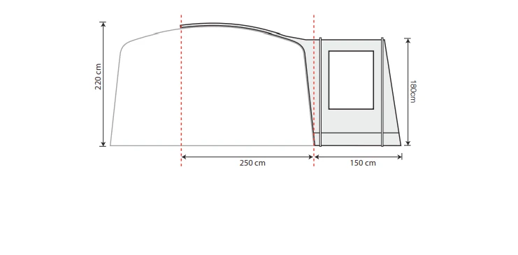 Outdoor Revolution Camp Star Side Porch (500xl, 600, 700) (2022) 7 Outdoor Revolution Camp Star Side Porch (500xl, 600, 700) (2022) - Image 5