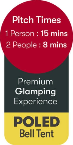 Quest Signature Gobi Poled Bell Tent (2022) -Banana Tent gobi 9 midsize