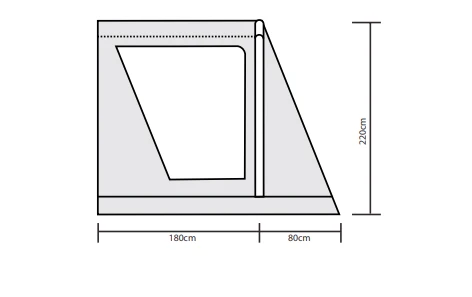 Outdoor Revolution O-Zone XTR Safari Front Porch Extension 4 Outdoor Revolution O-Zone XTR Safari Front Porch Extension - Image 2