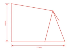 Outdoor Revolution Sportlite Steel Pole Annex -Banana Tent sportlite annex