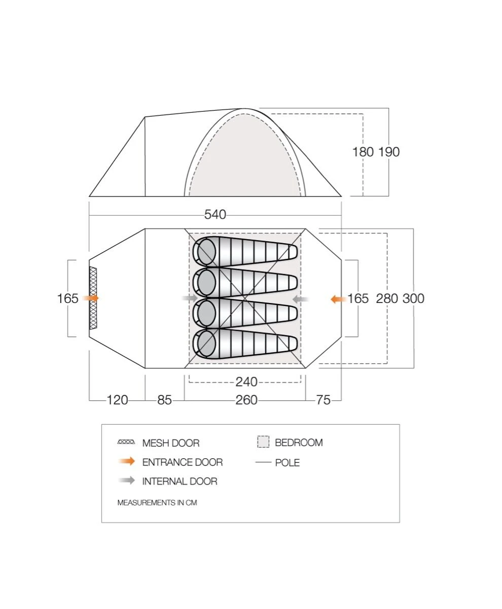 Vango Mokala 450 Tent (2022) 4 Vango Mokala 450 Tent (2022) - Image 2